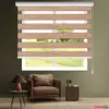 پرده زبرا طرح لاین لمه دار