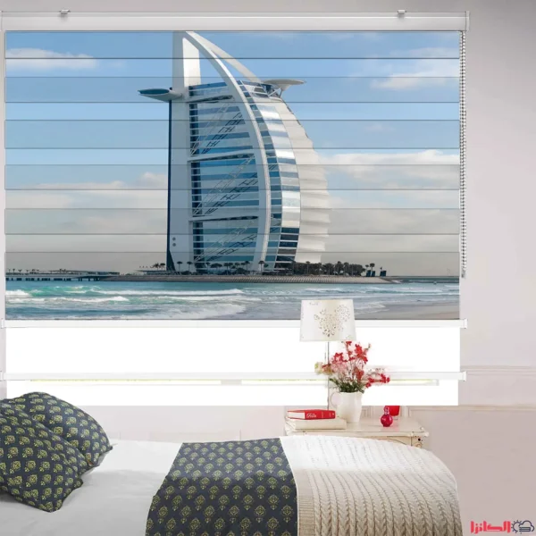 پرده چاپی طرح برج العرب