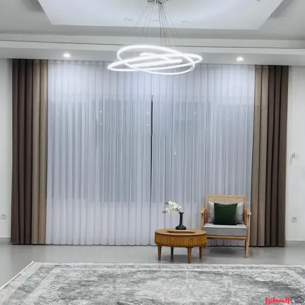 پرده ورتیکال چهارخط ساده